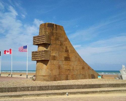 Omaha Beach Vue Les Braves Saint-Laurent-sur-Mer Extérieur photo